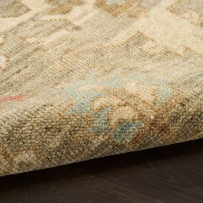 Nourison Home Heritage Vine  Charcoal  Traditional