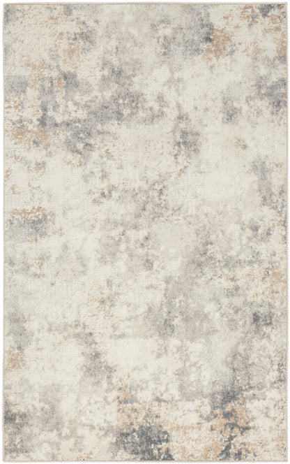 Calvin Klein CK005 Enchanting ECH07 Ivory Grey Contemporary Power-loomed Rug