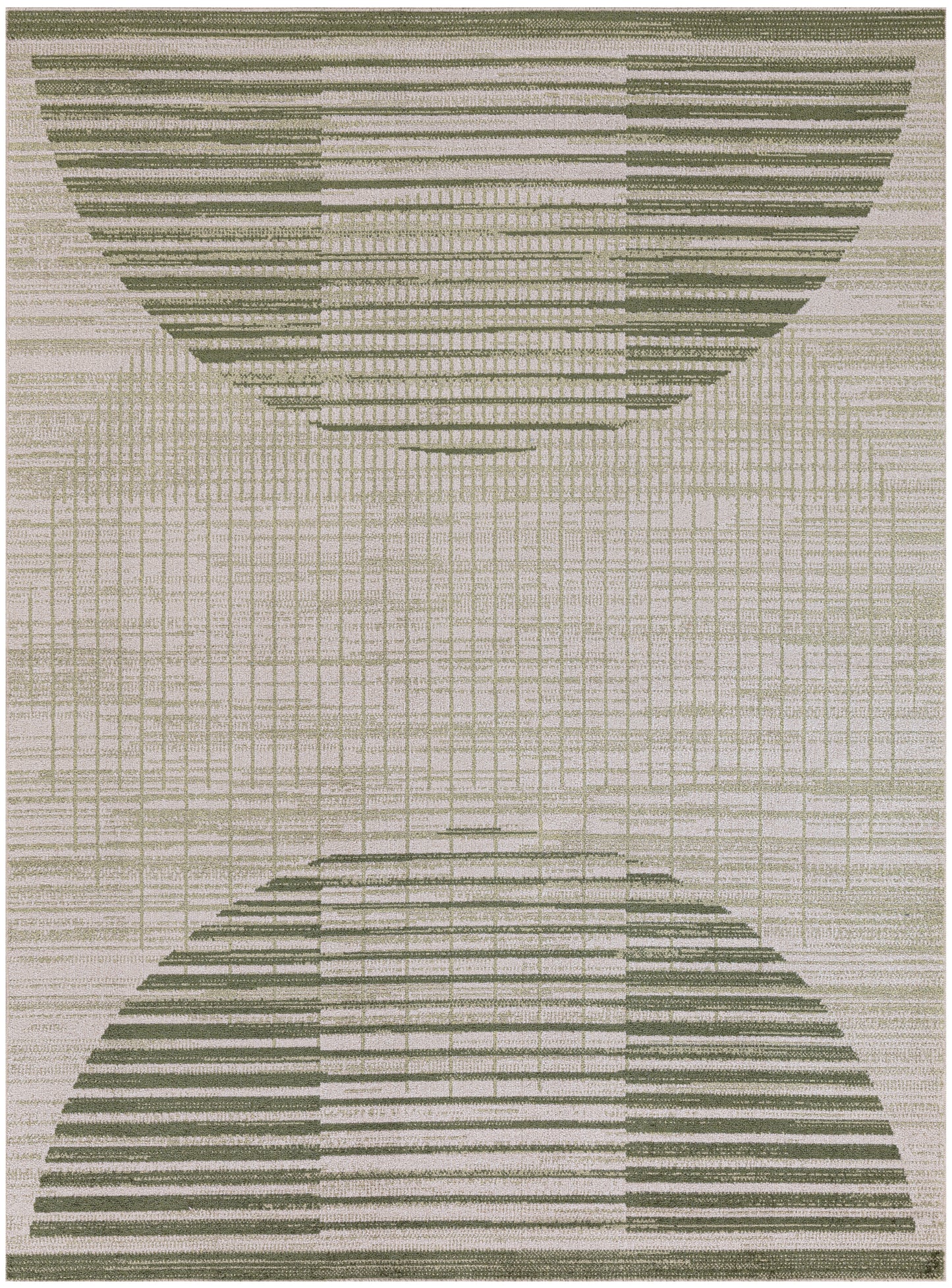 Nourison Home Astra Machine Washable ASW03 Ivory Olive Contemporary Power-loomed Rug