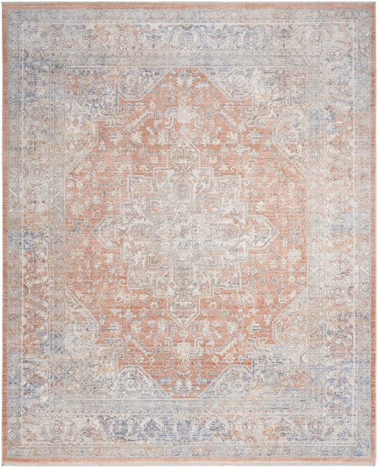 Nourison Home Elegant Heirlooms  Blue Multicolor  Traditional