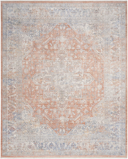 Nourison Home Elegant Heirlooms  Blue Multicolor  Traditional