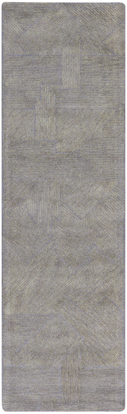 Michael Amini Ma30 Star SMR01 Slate Contemporary Hand Tufted Rug