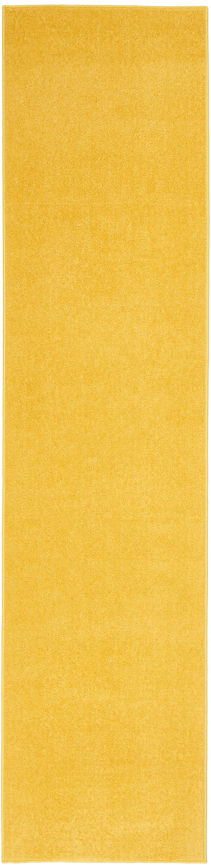 Nourison Home Nourison Essentials NRE01 Yellow Contemporary Power-loomed Rug