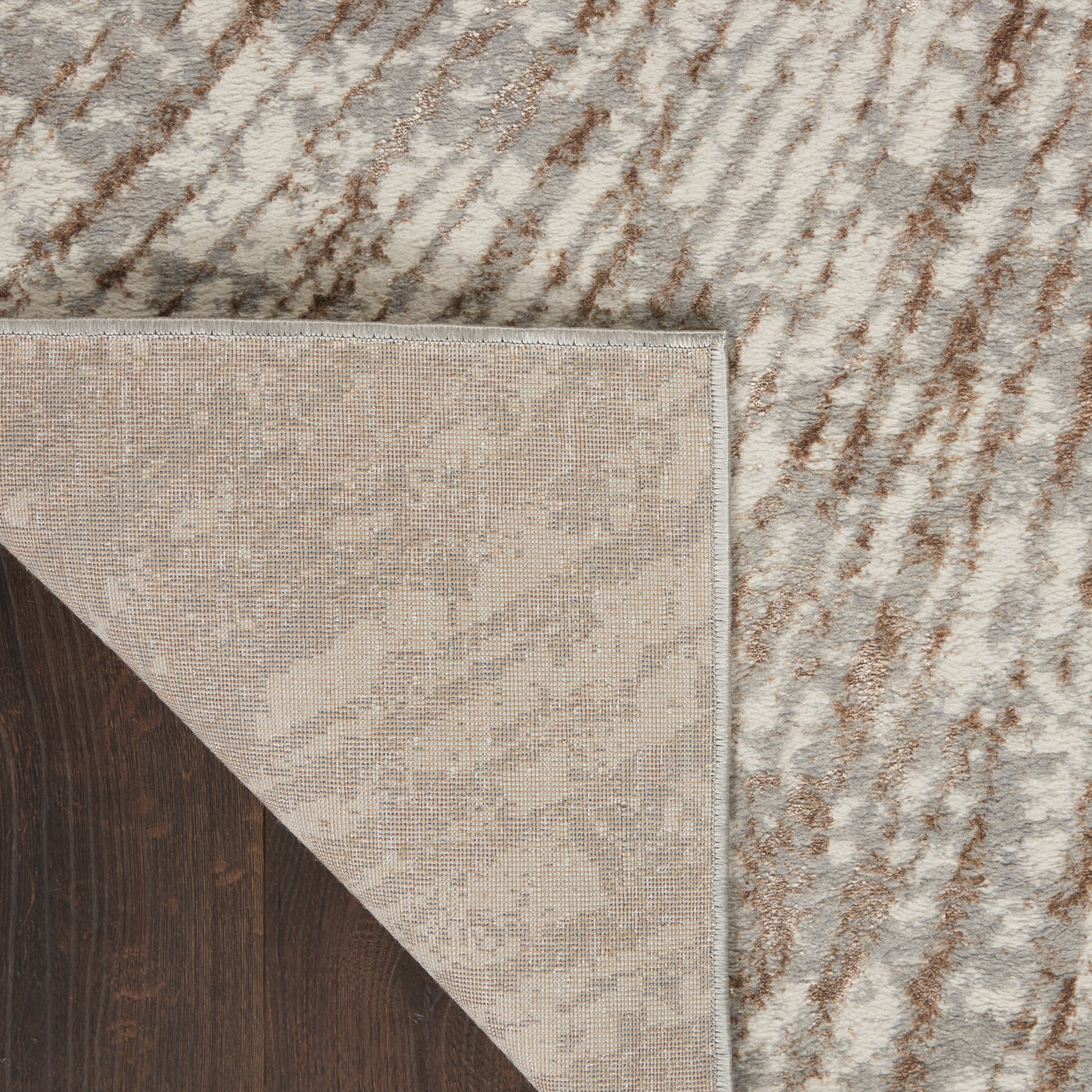 Nourison Home Glow  Grey Mocha  Contemporary