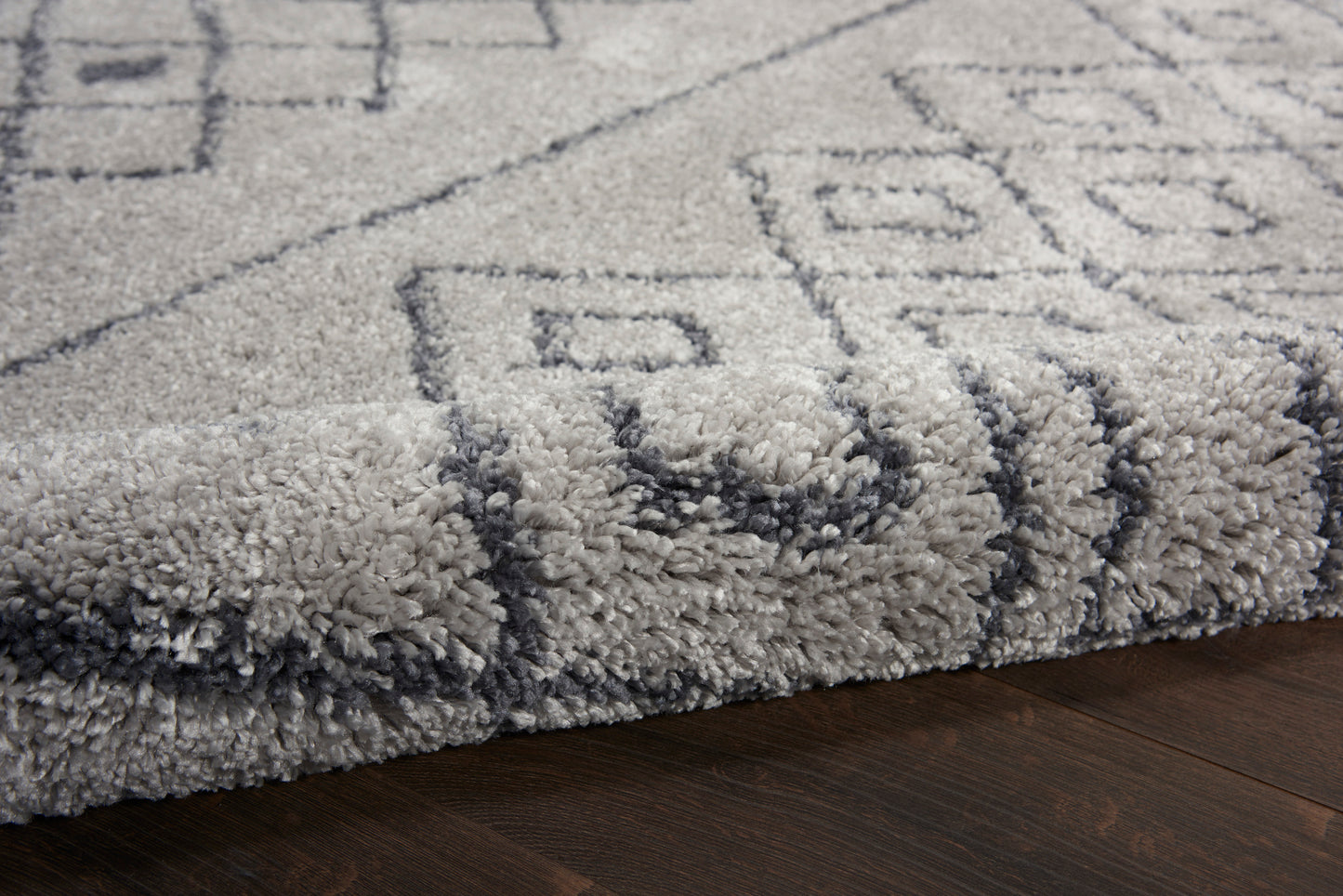 Nourison Home Serenity Shag  Grey Slate  