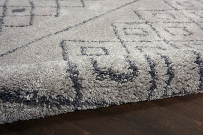 Nourison Home Serenity Shag  Grey Slate  