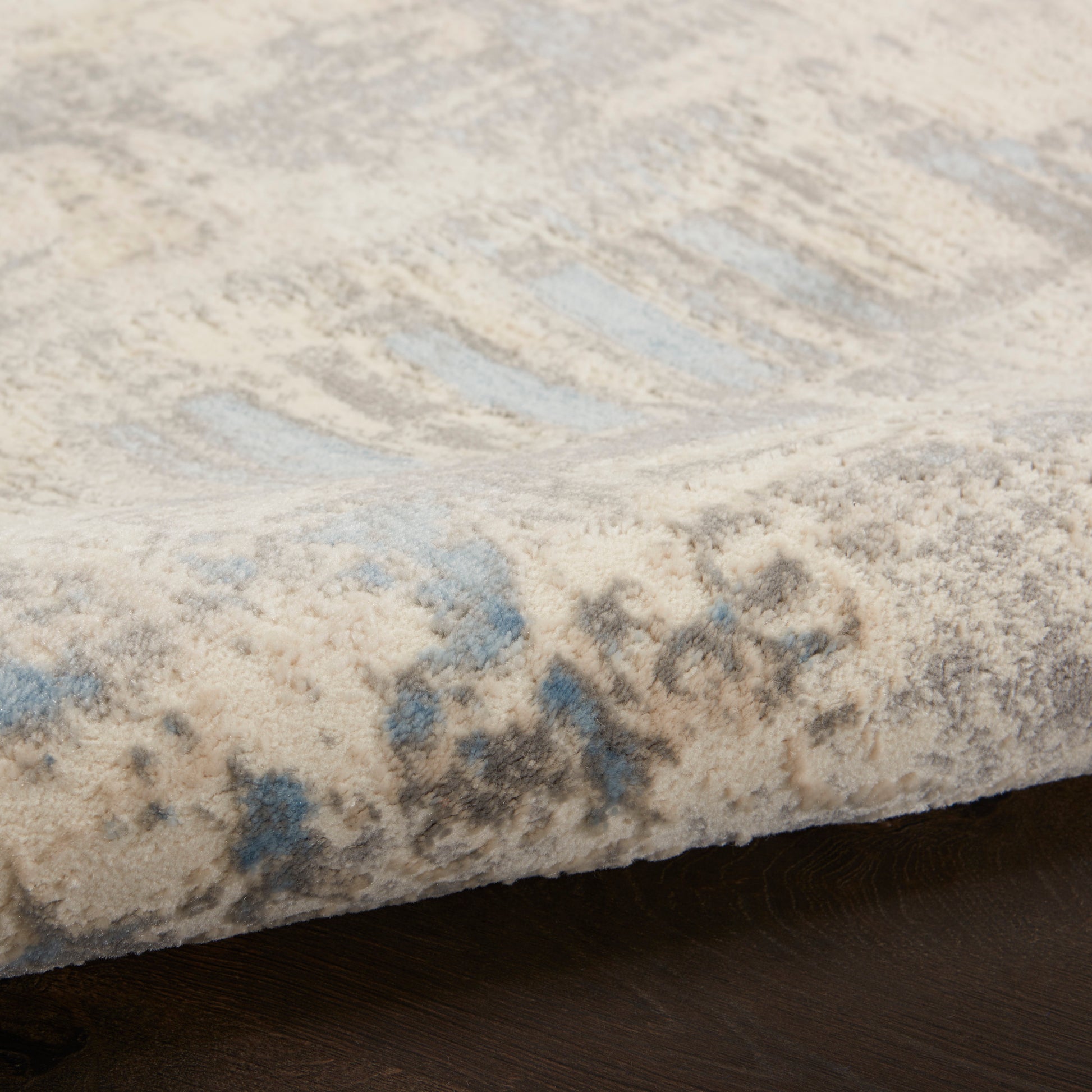 Nourison Home Solace  Ivory Grey Blue  Contemporary