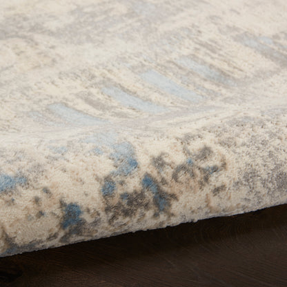 Nourison Home Solace  Ivory Grey Blue  Contemporary