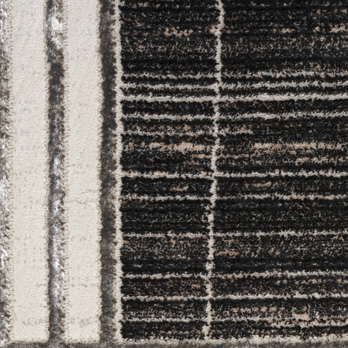 Nourison Home Desire  Charcoal Silver  Contemporary