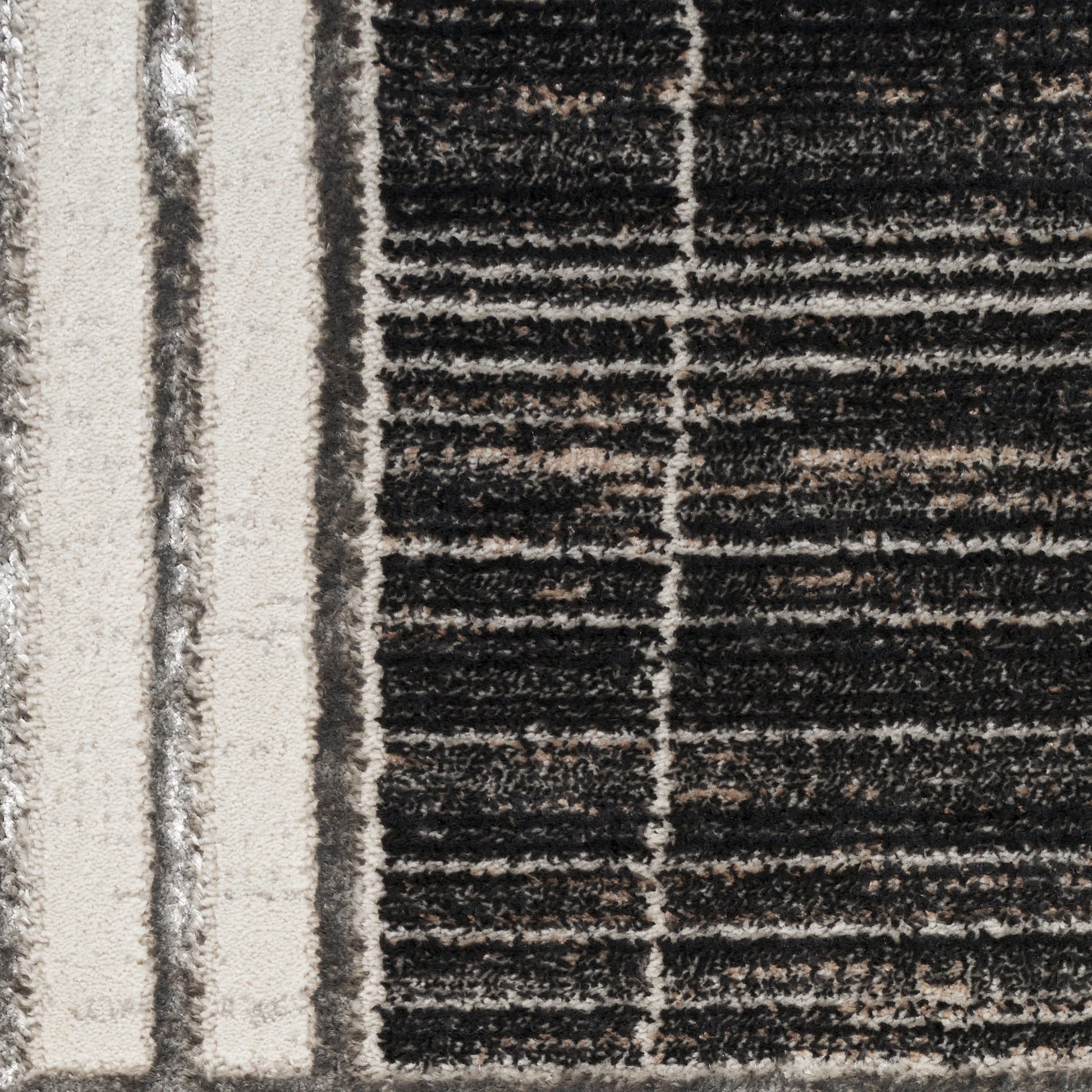 Nourison Home Desire  Charcoal Silver  Contemporary