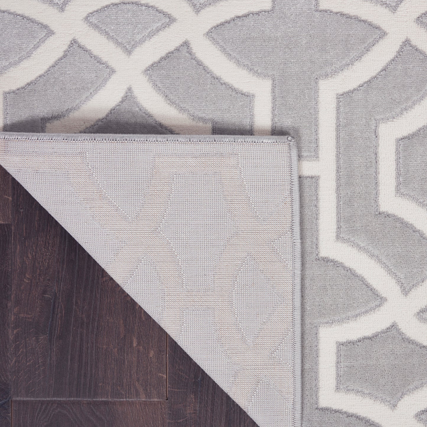 Nourison Home Joli  Grey White  Contemporary