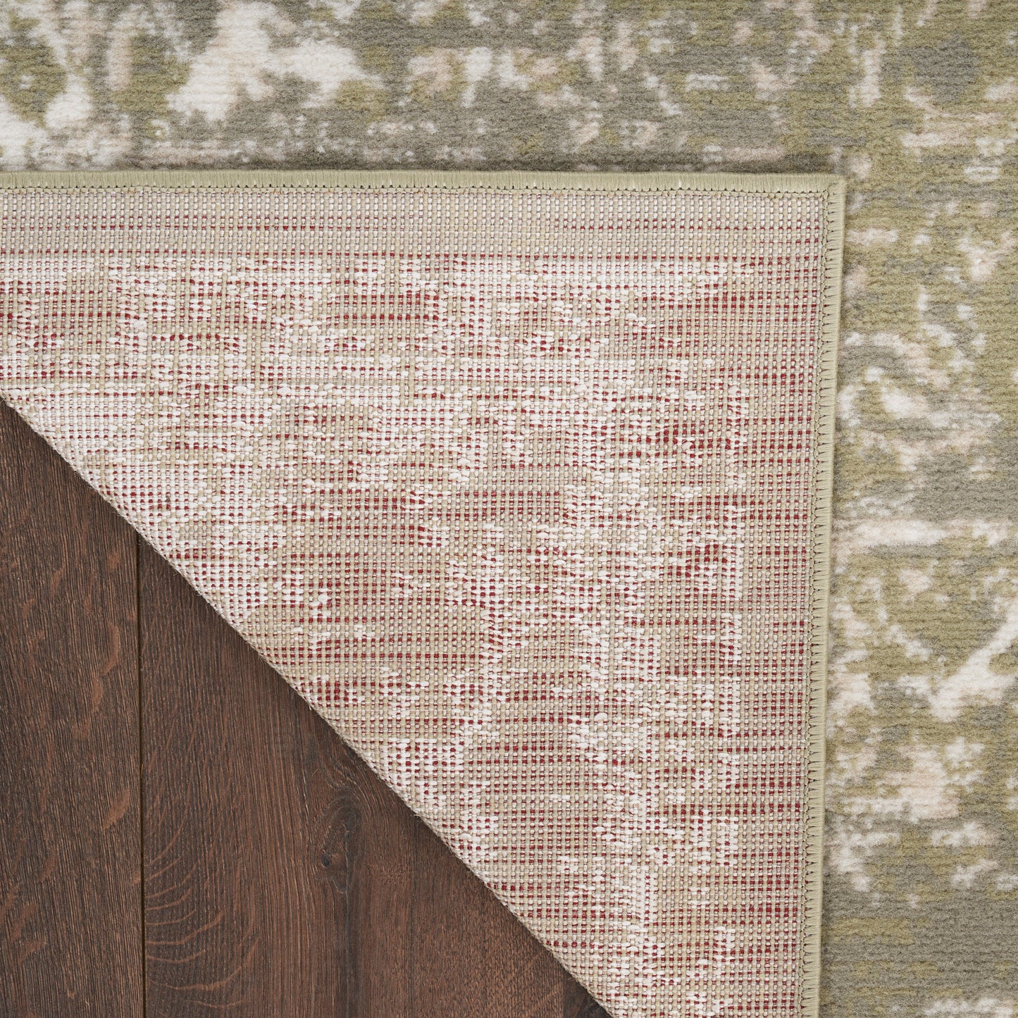 Nourison Home Grafix  Olive  Transitional