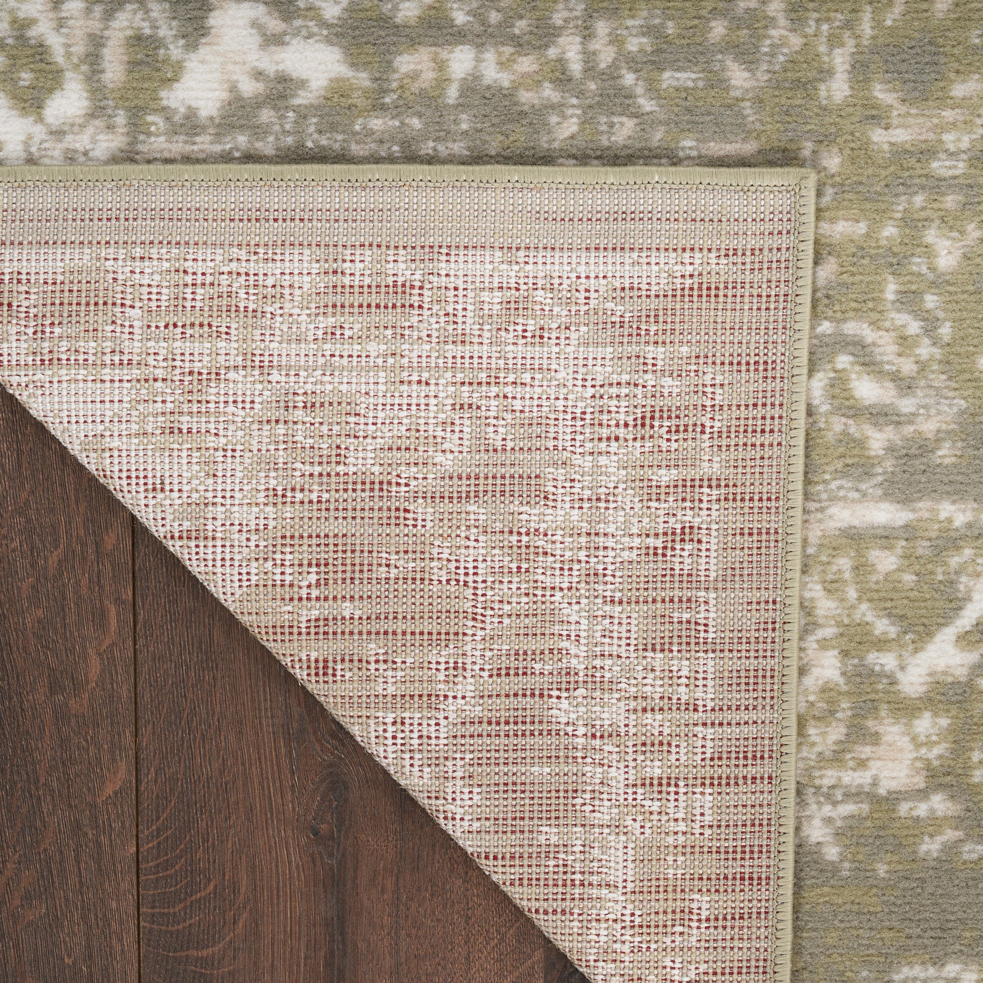 Nourison Home Grafix  Olive  Transitional