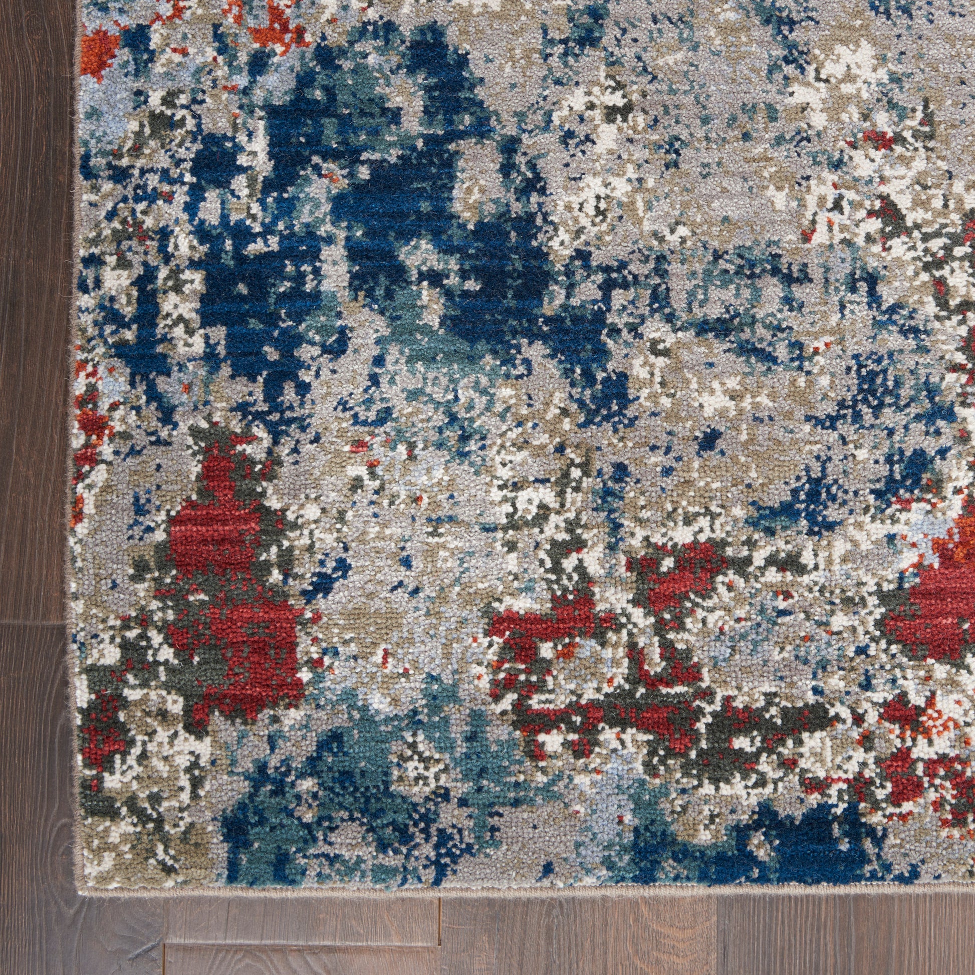 Nourison Home Artworks  Navy Brick  Contemporary