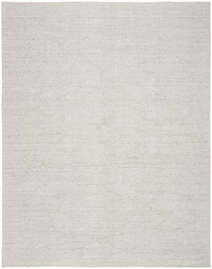 Calvin Klein CK044 Wander WND01 Ivory Grey Contemporary Hand Woven Rug