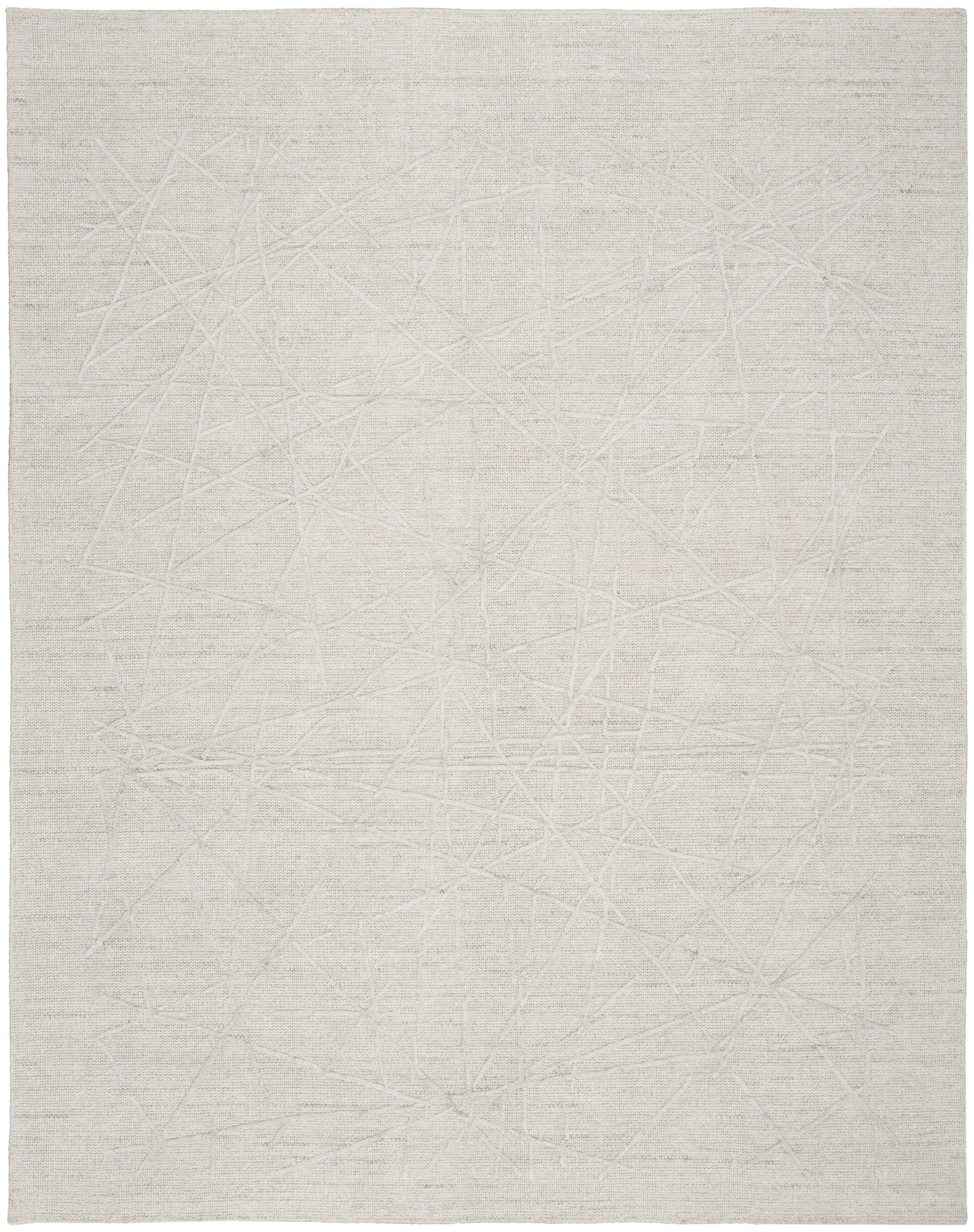 Calvin Klein CK044 Wander WND01 Ivory Grey Contemporary Hand Woven Rug
