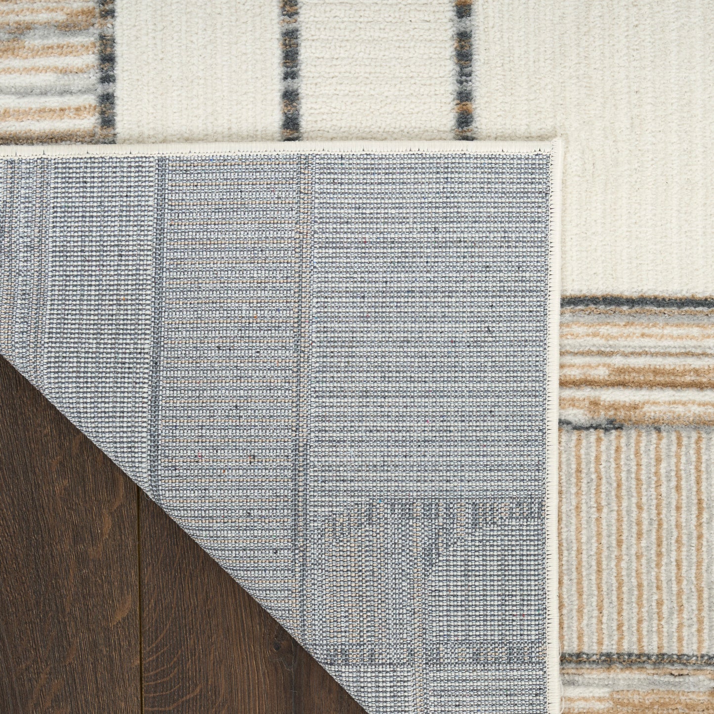 Nourison Home Nordic  Ivory Multicolor  Contemporary