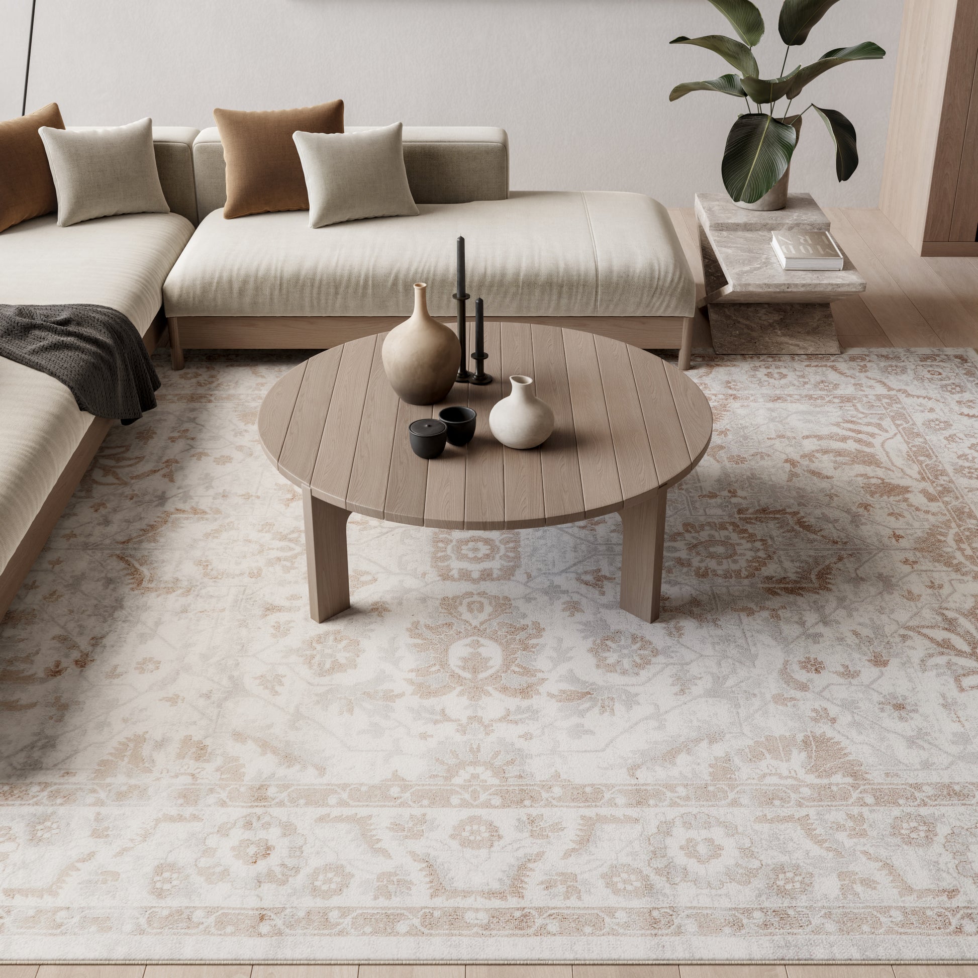 Nourison Home Astra Machine Washable  Grey  Traditional