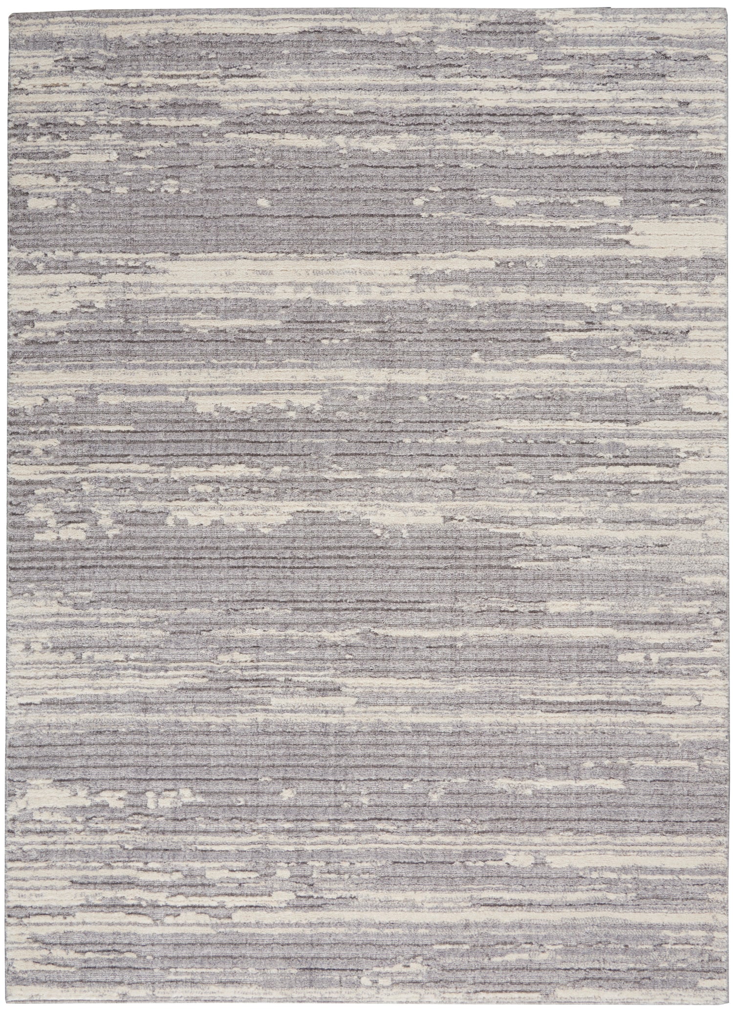 Nourison Home Zermatt  Grey Ivory  Contemporary