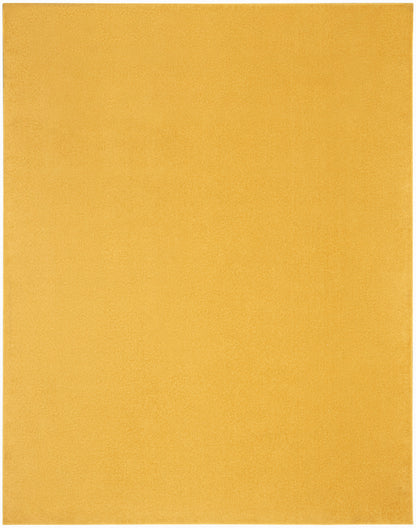 Nourison Home Nourison Essentials NRE01 Yellow Contemporary Power-loomed Rug