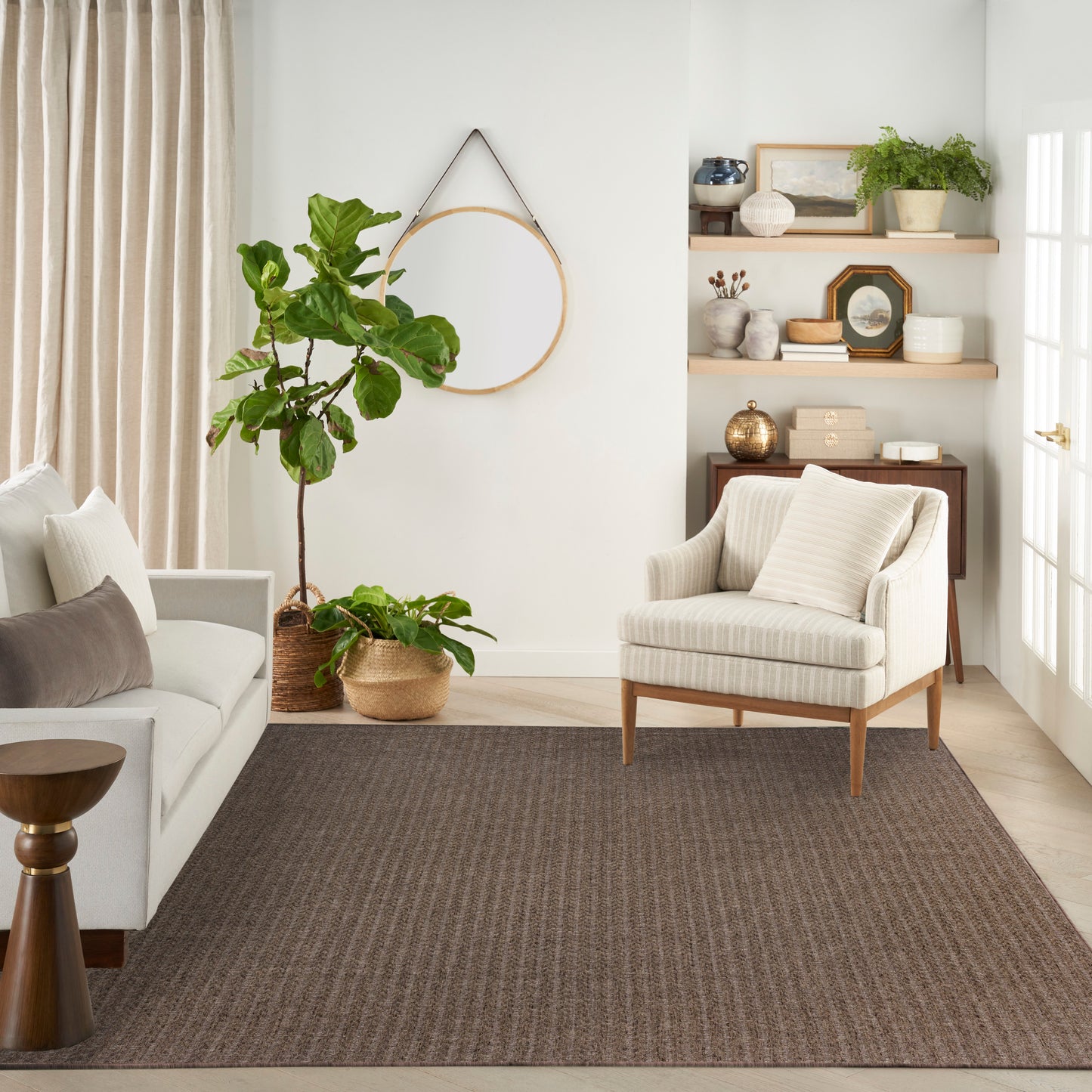 Nourison Home Tulum  Brown  Contemporary