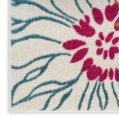 Nourison Home Passion  Ivory Multicolor  Contemporary