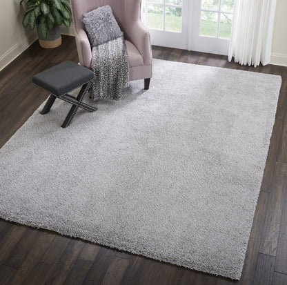 Nourison Home Malibu Shag  Silver Grey  Contemporary
