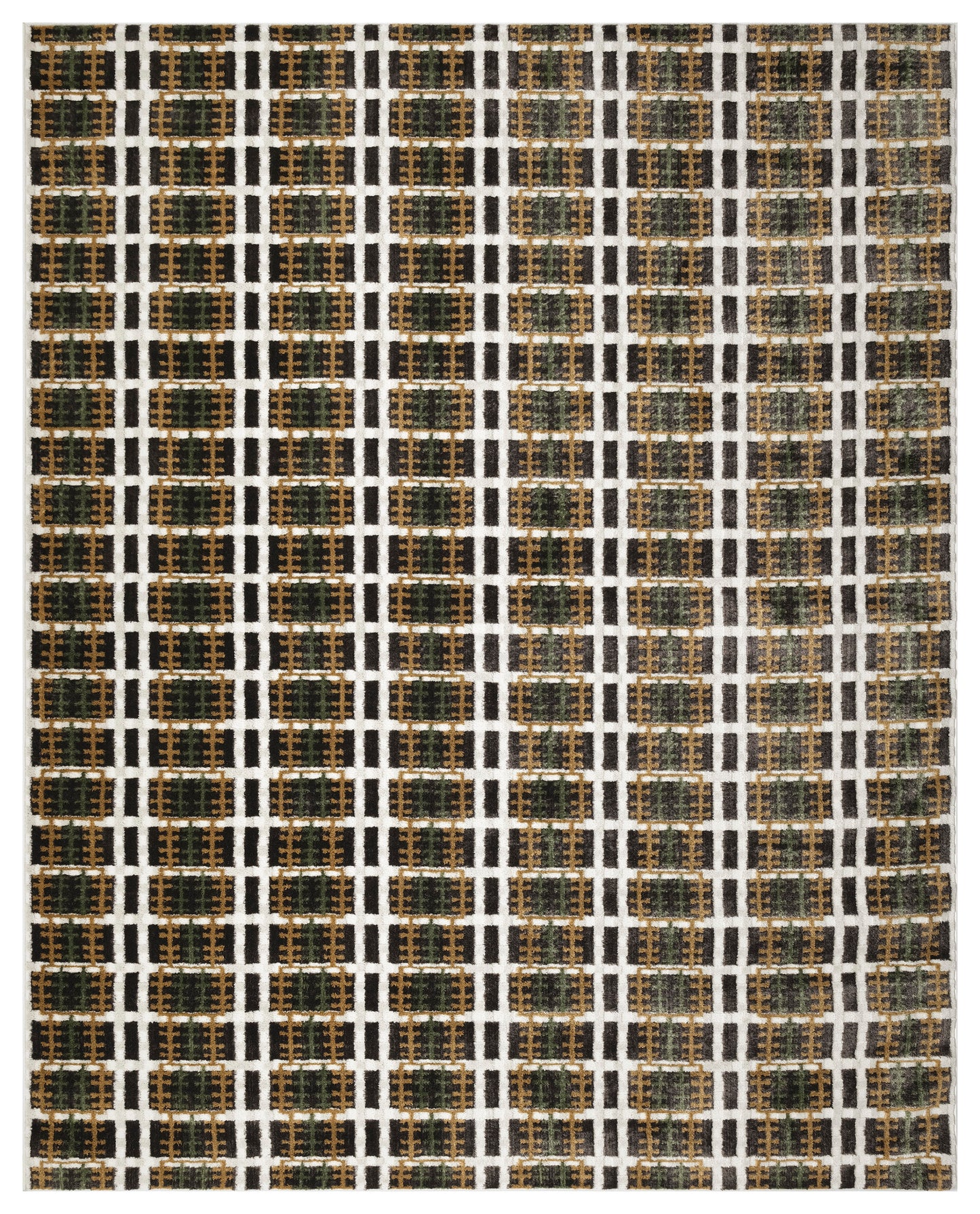 Nourison Home Nordic  Charcoal Multicolor  Contemporary