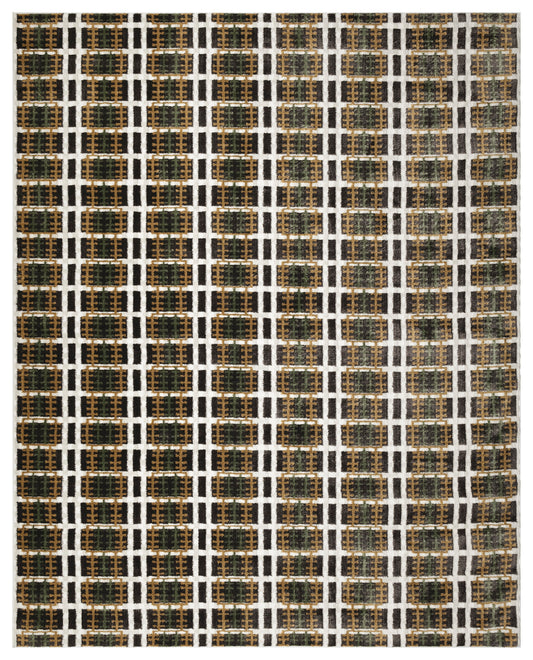 Nourison Home Nordic  Charcoal Multicolor  Contemporary