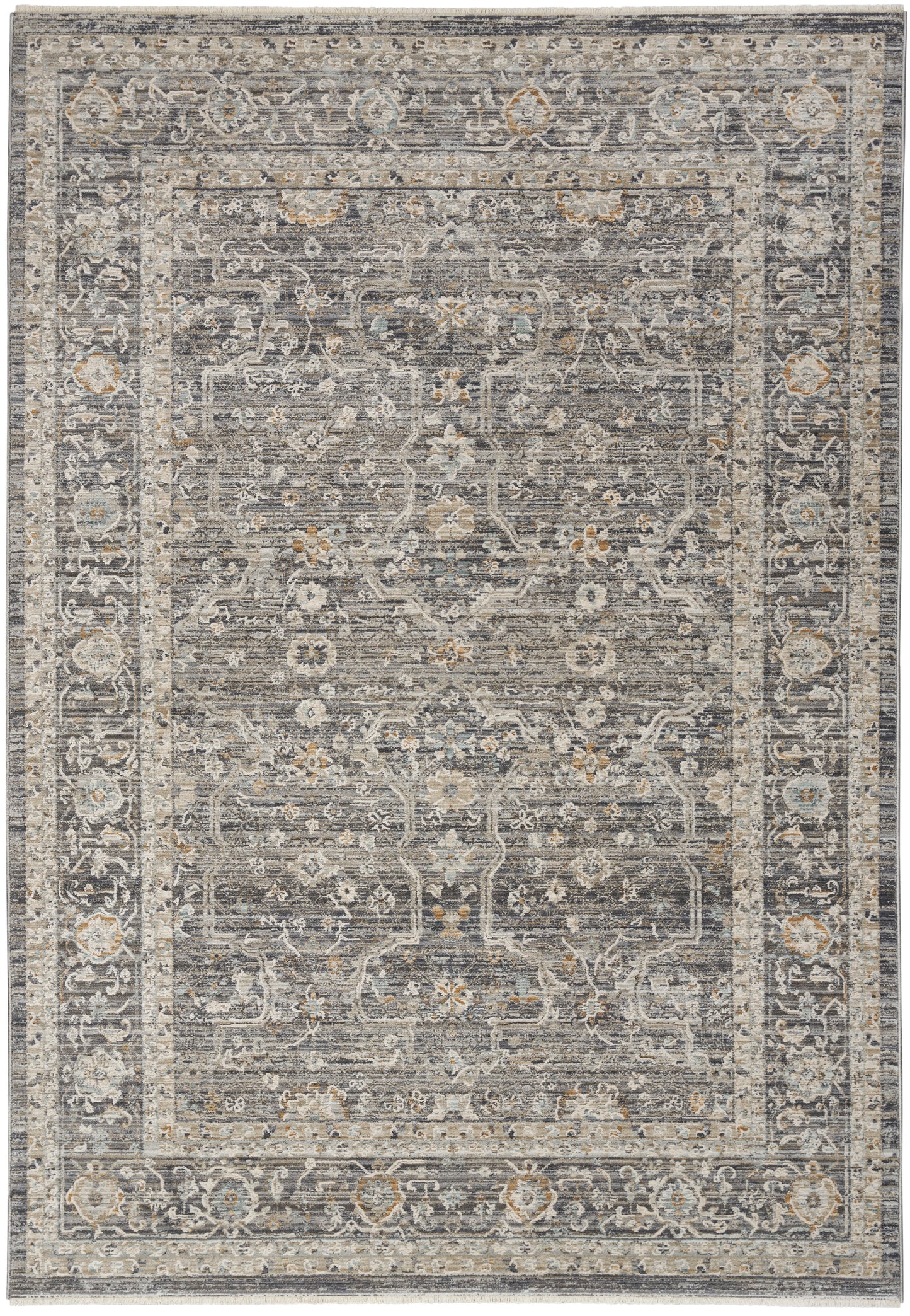 Nourison Home Lynx LNX03 Slate Multicolor Transitional Power-loomed Rug