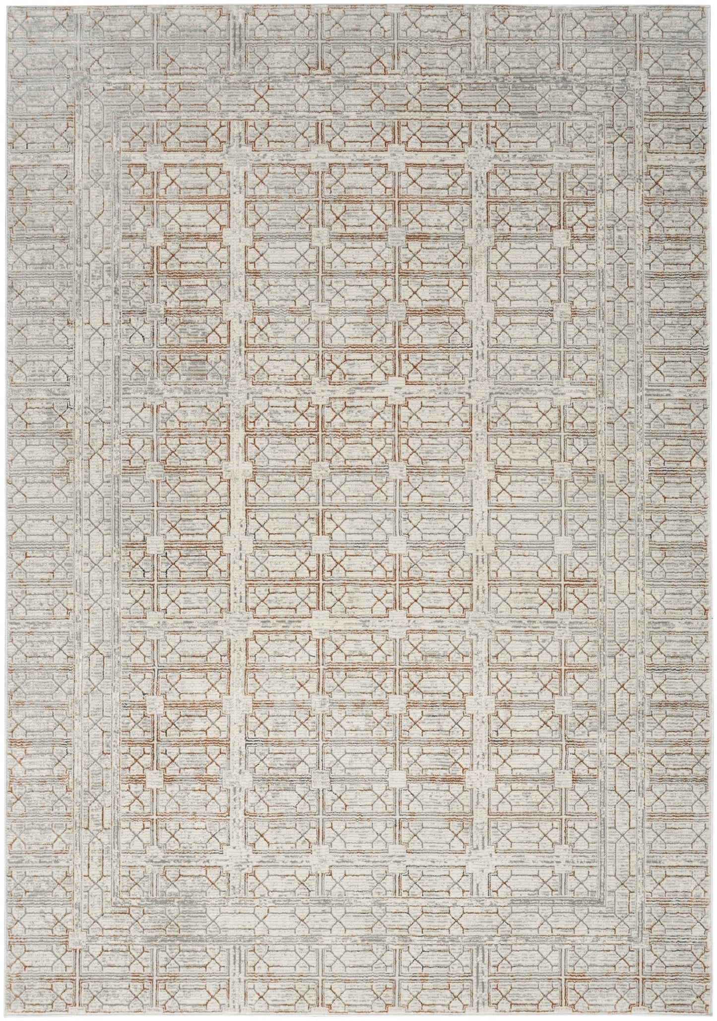 Nourison Home Desire DSR07 Ivory Beige Contemporary Power-loomed Rug