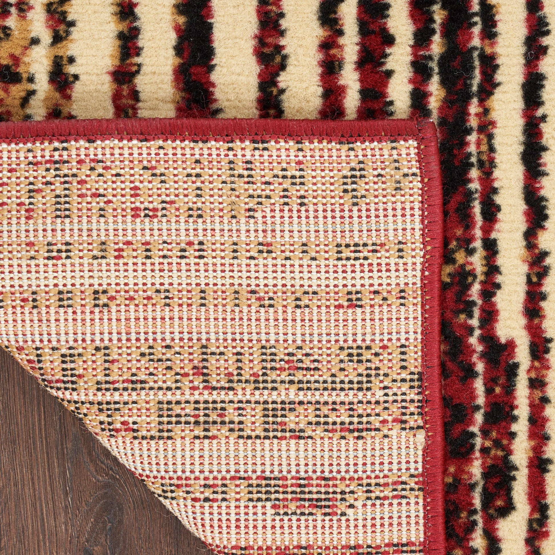 Nourison Home Grafix  Brick Multicolor  Contemporary