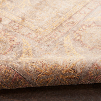 Nourison Home Luxurious  Taupe  Traditional