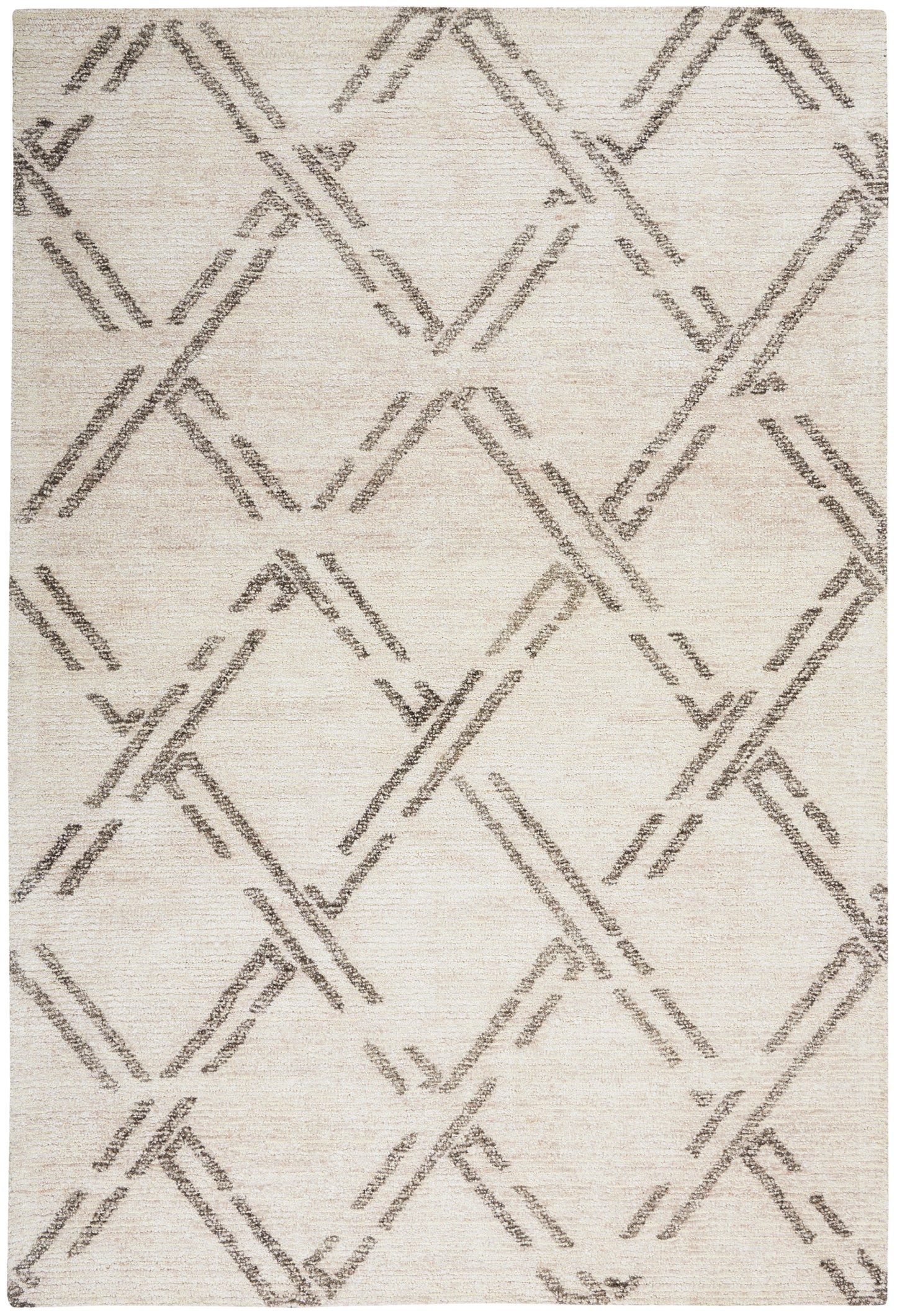 Nourison Home Venosa VSN01 Ivory Grey Contemporary Tufted Rug