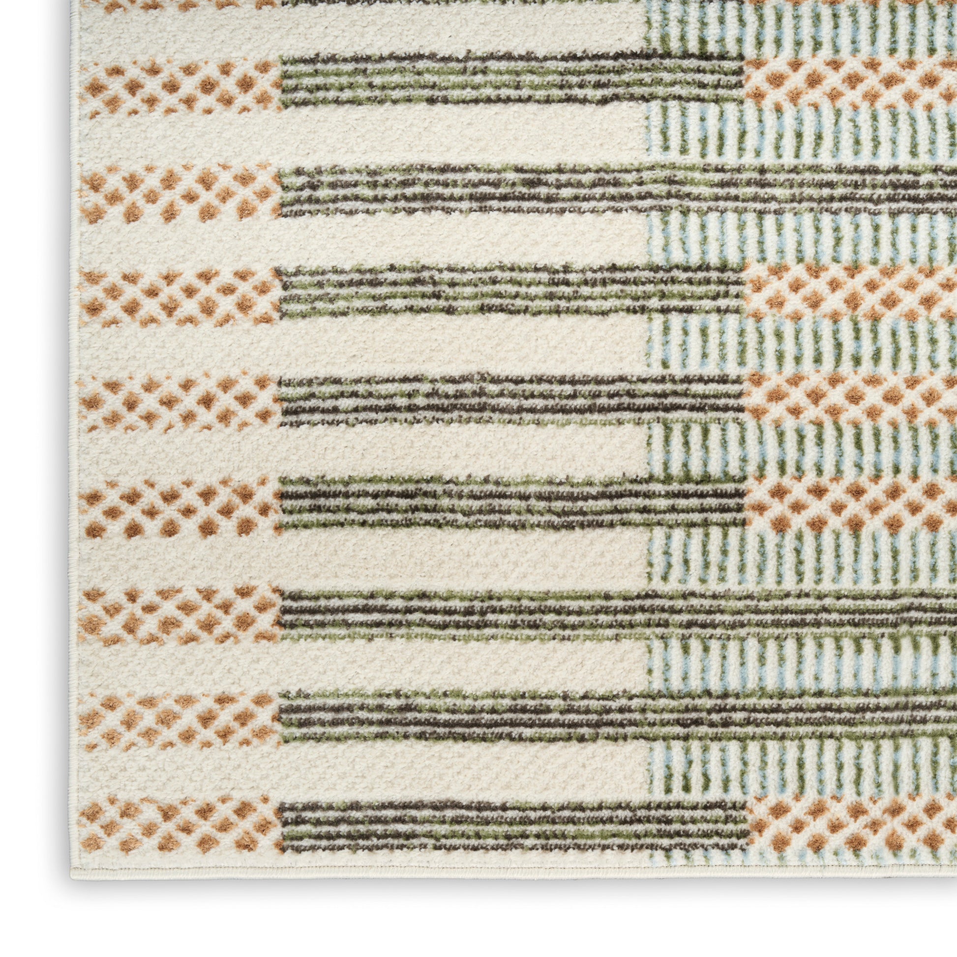 Nourison Home Nordic  Ivory Multicolor  Contemporary