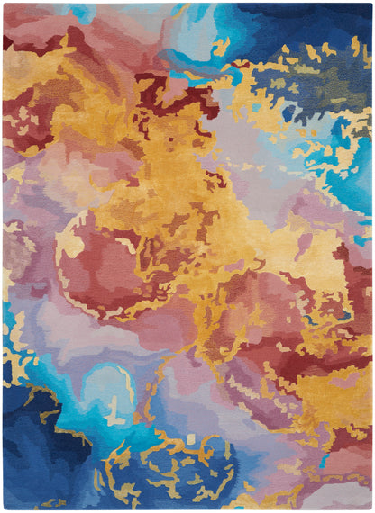 Nourison Home Prismatic PRS18 Multicolor Contemporary Hand Tufted Rug