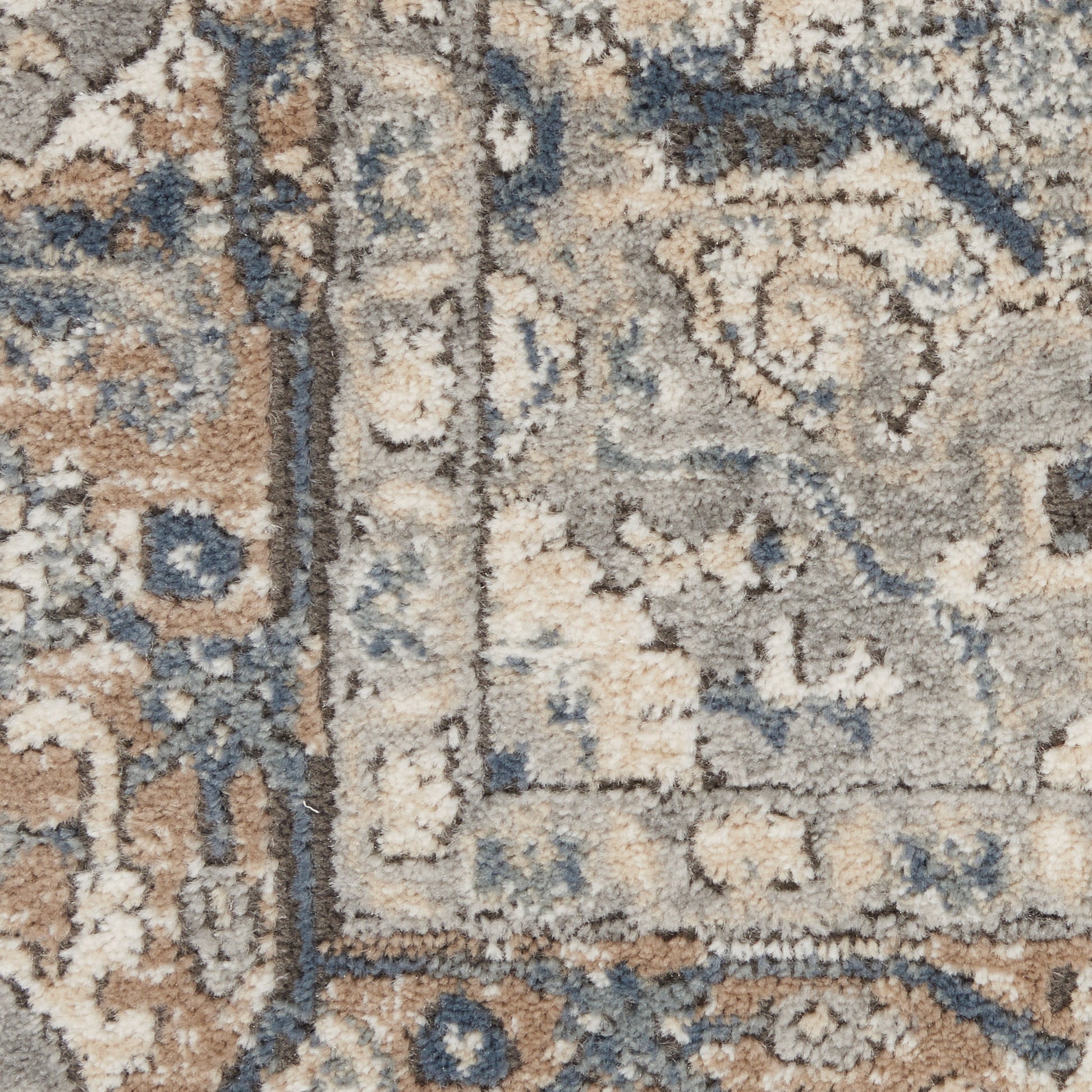 Nourison Home Quarry  Ivory Grey  Transitional