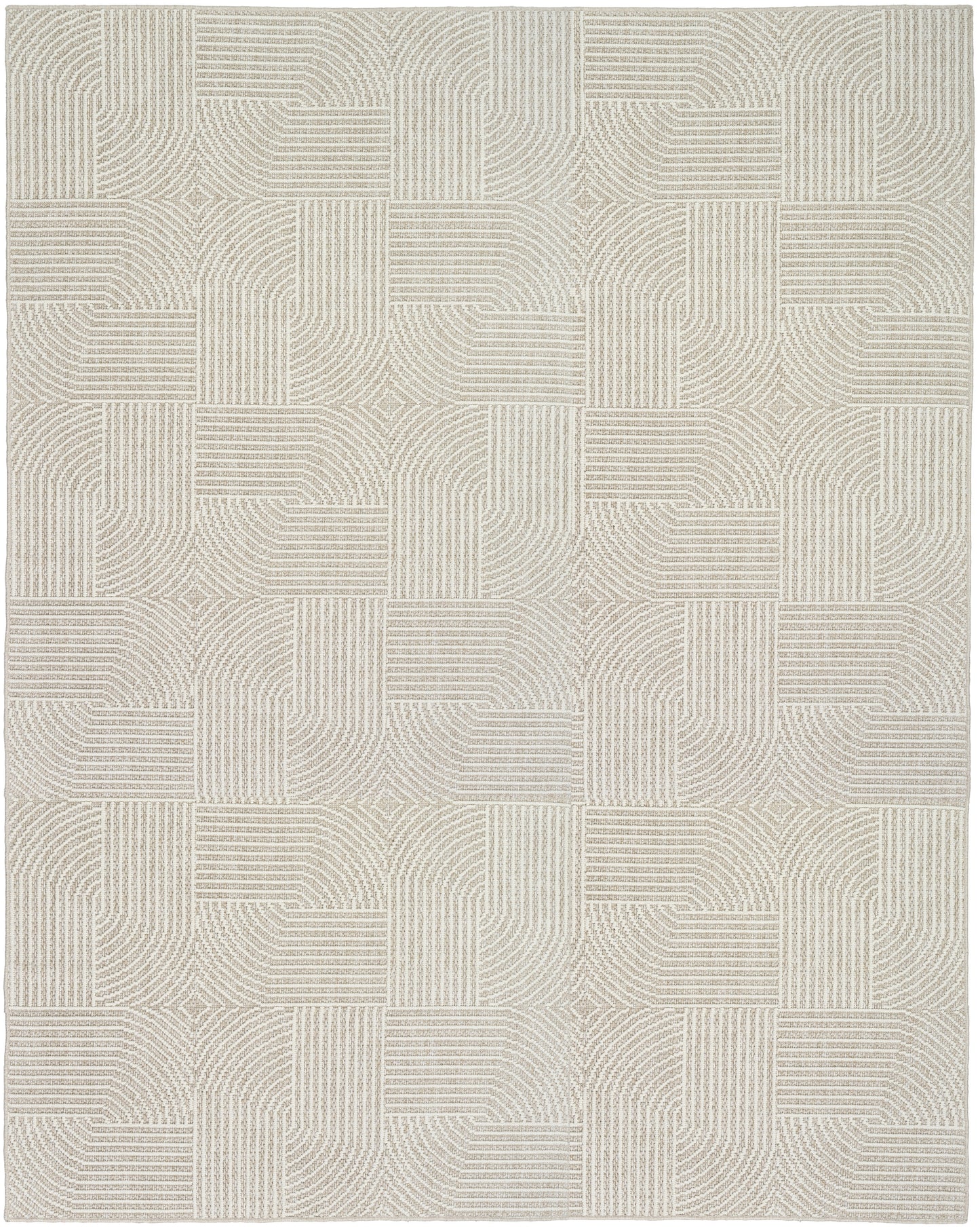 Nourison Home Natural Texture NTX02 Beige Ivory Contemporary Power-loomed Rug