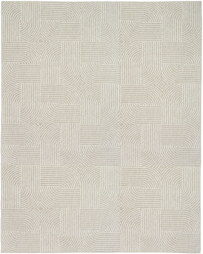 Nourison Home Natural Texture NTX02 Beige Ivory Contemporary Power-loomed Rug