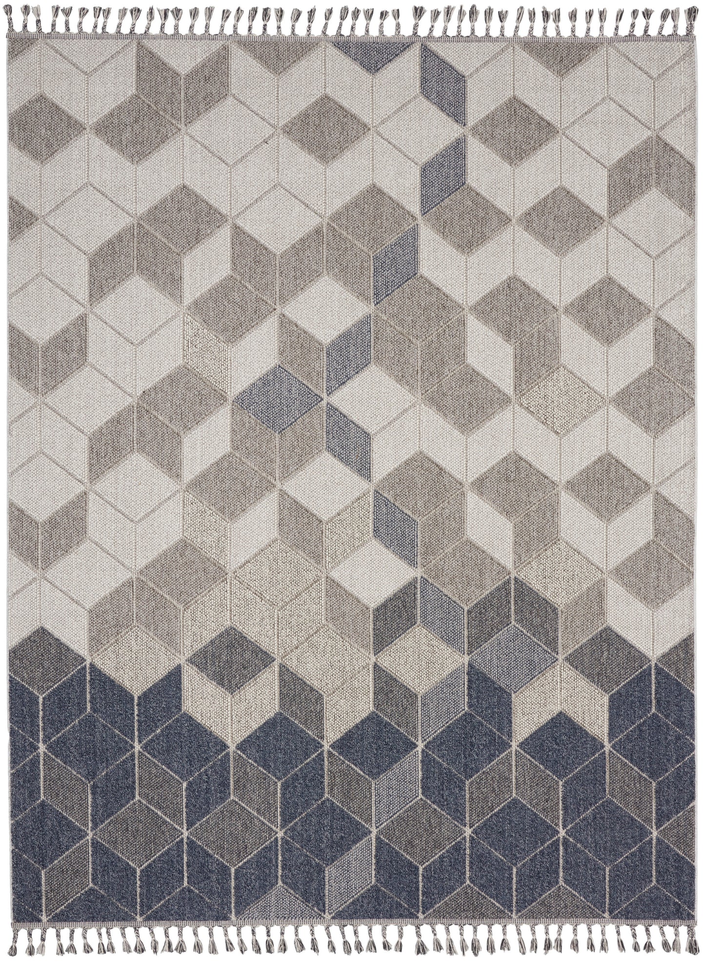 Nourison Home Paxton PAX02 Grey Slate Contemporary Power-loomed Rug