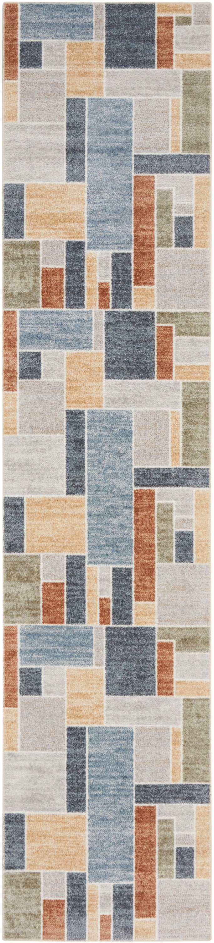 Nourison Home Astra Machine Washable ASW09 Multicolor Contemporary Power-loomed Rug