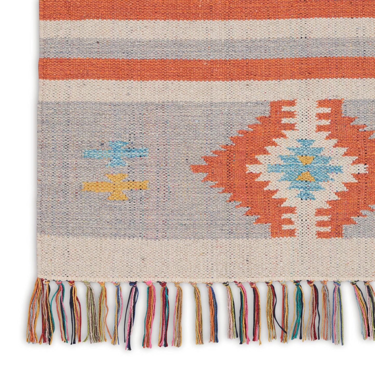 Nourison Home Baja  Ivory Grey  Transitional