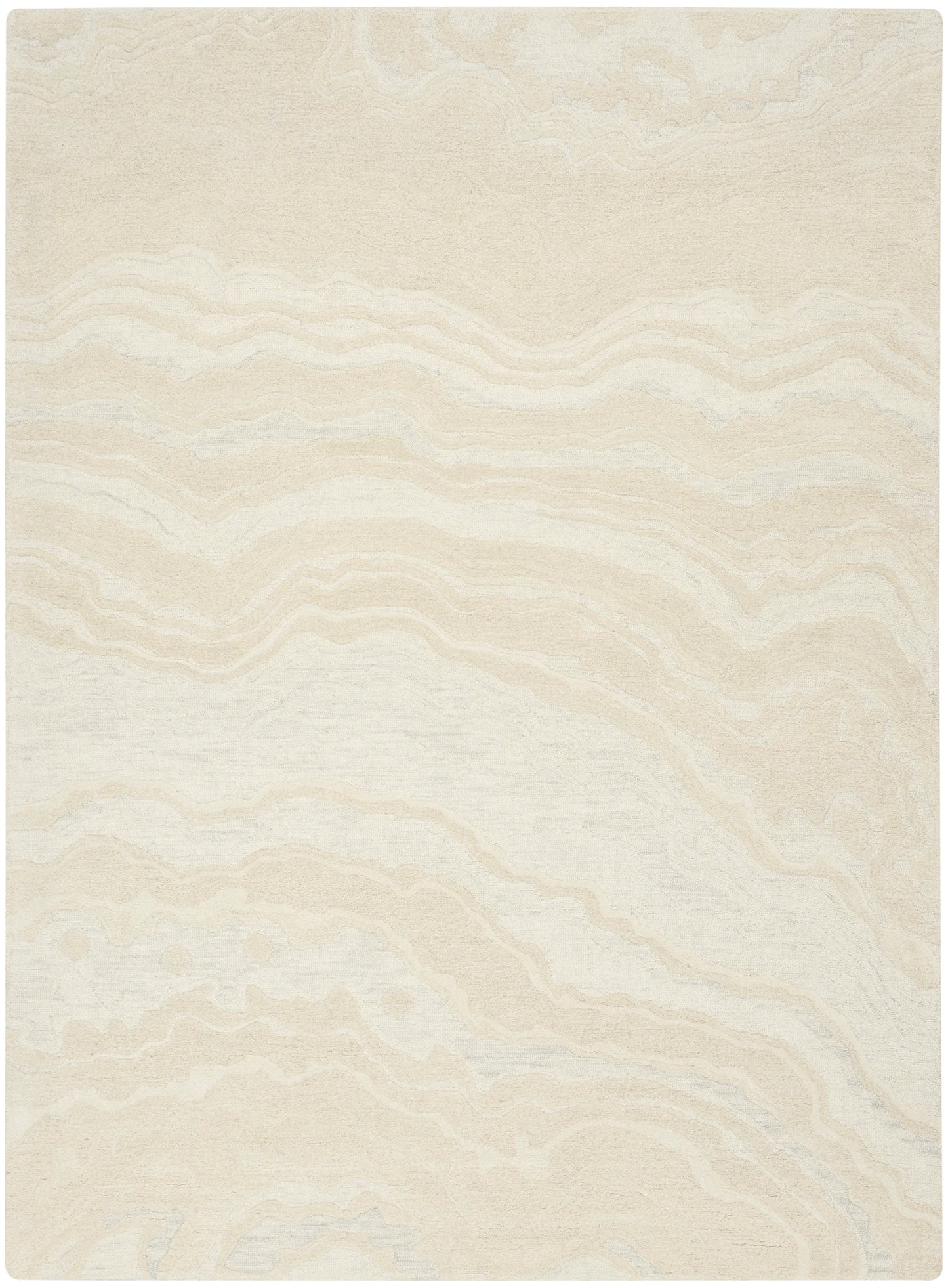 Nourison Home Graceful GRU01 Ivory Contemporary Hand Tufted Rug