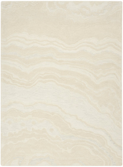 Nourison Home Graceful GRU01 Ivory Contemporary Hand Tufted Rug