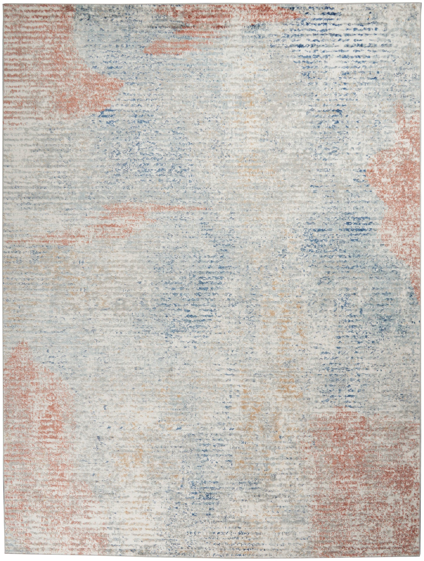 Nourison Home Quarry  Ivory Multicolor  Contemporary