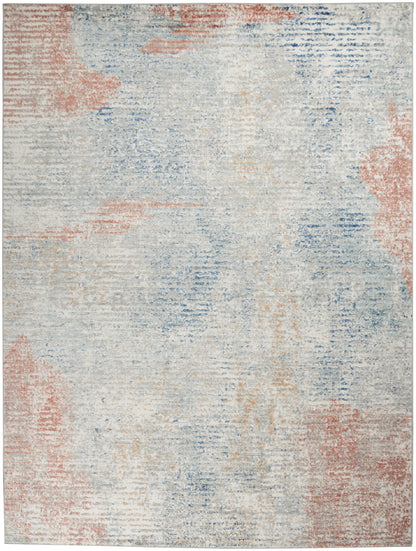 Nourison Home Quarry  Ivory Multicolor  Contemporary