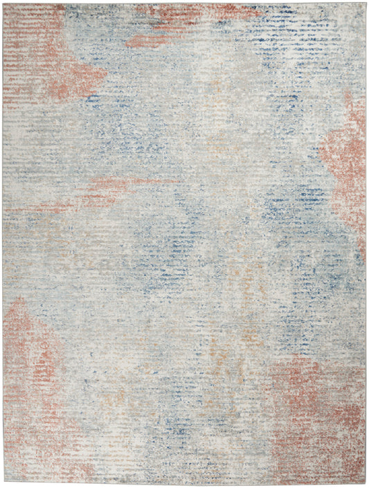 Nourison Home Quarry  Ivory Multicolor  Contemporary