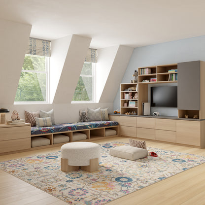 Nourison Home Passion  Ivory Multicolor  Transitional