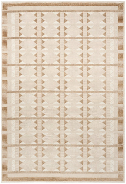 Nourison Home Nordic NRC06 Taupe Contemporary Power-loomed Rug