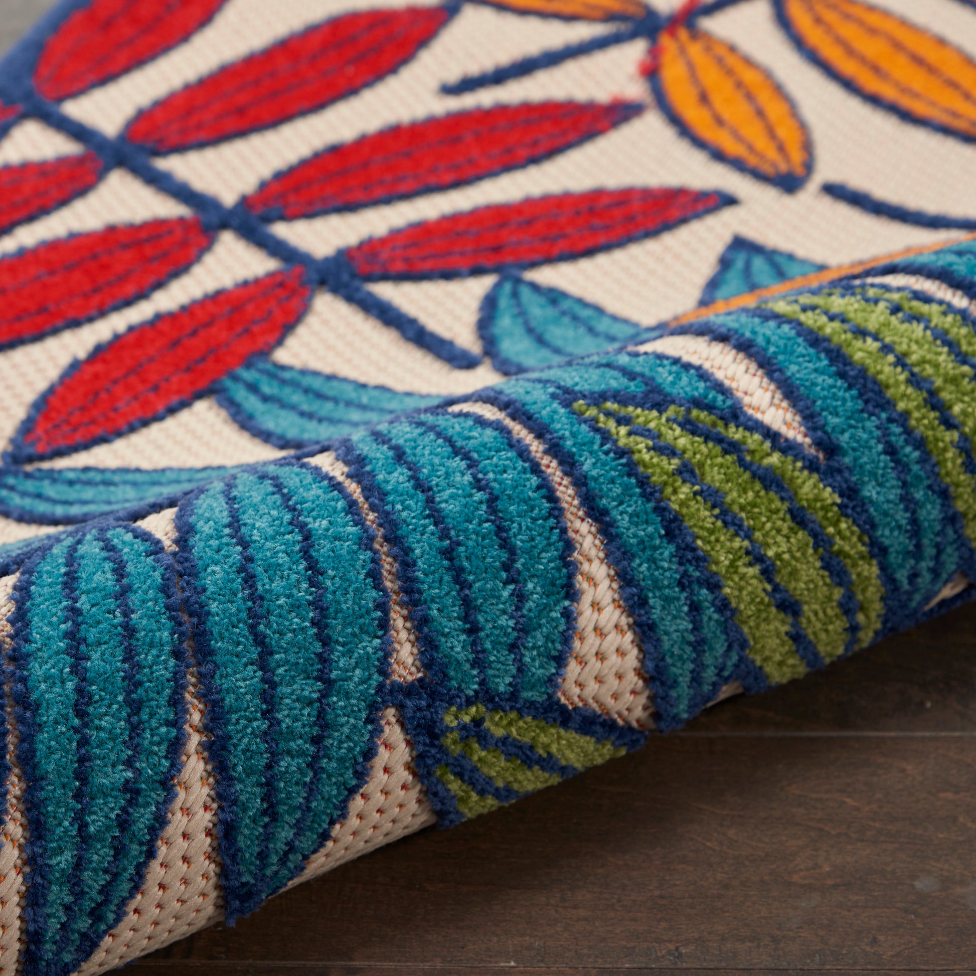 Nourison Home Aloha  Multicolor  Contemporary